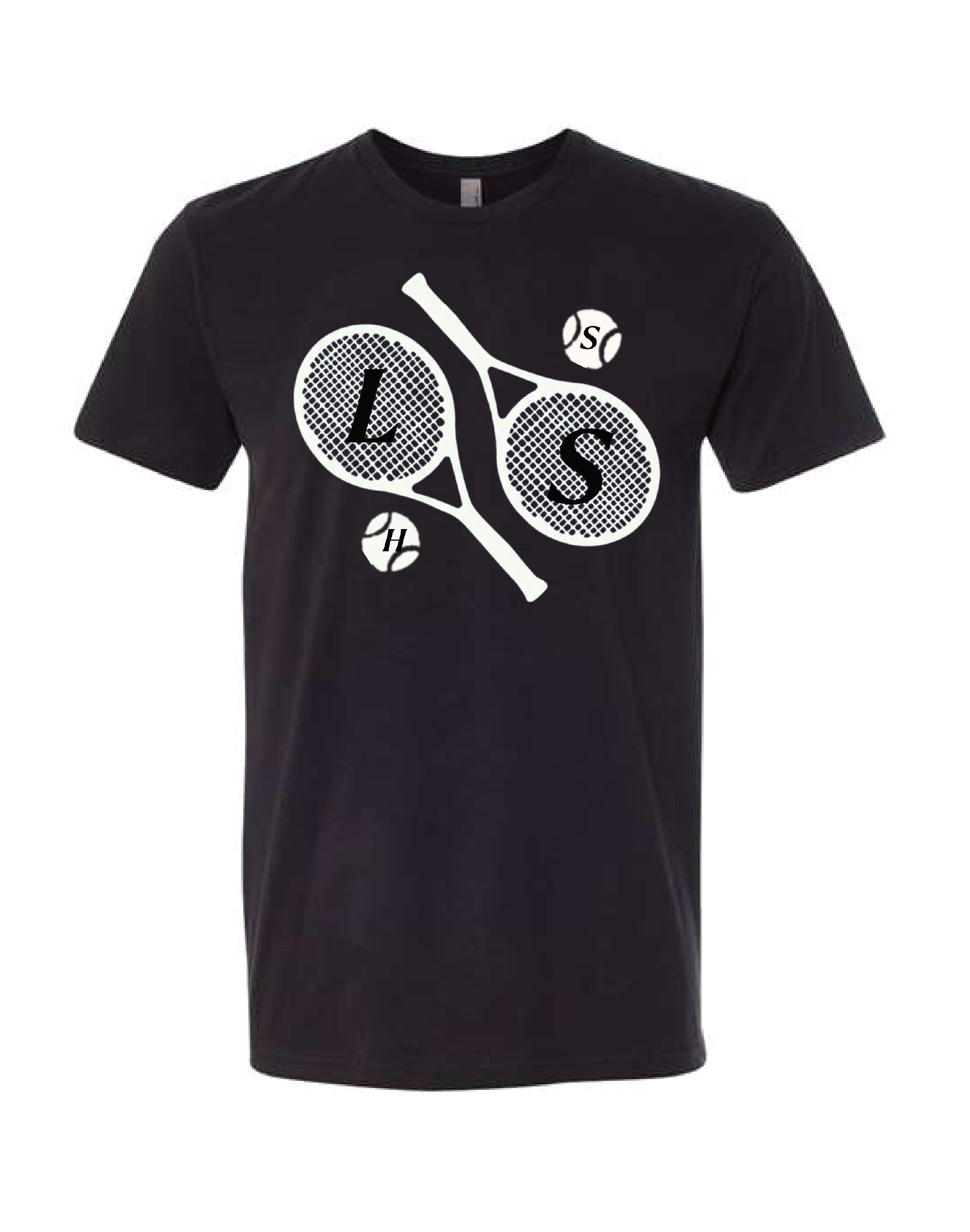Tennis Racket Tee (1717)