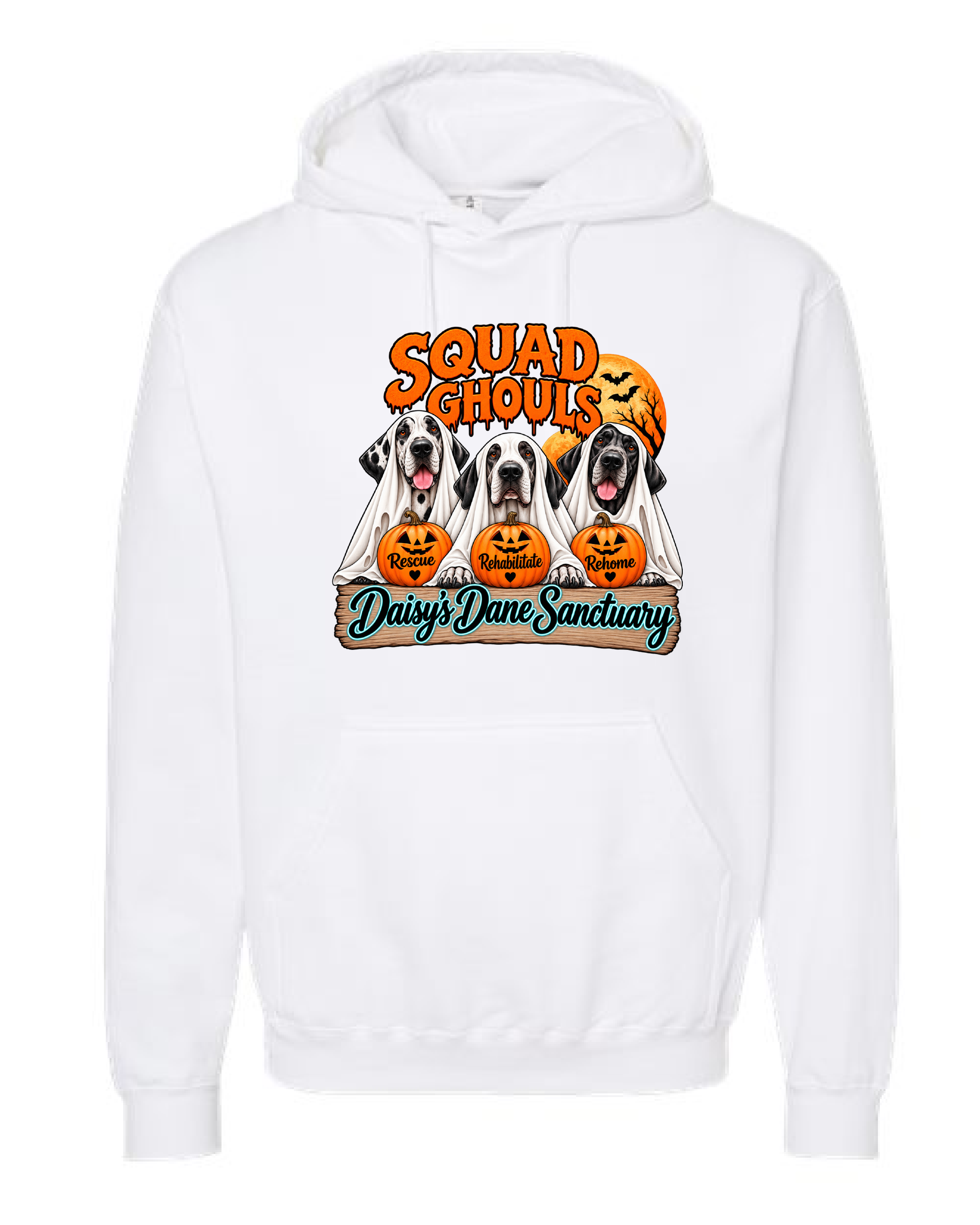 DDS Squad Ghouls White Hoodie(320)