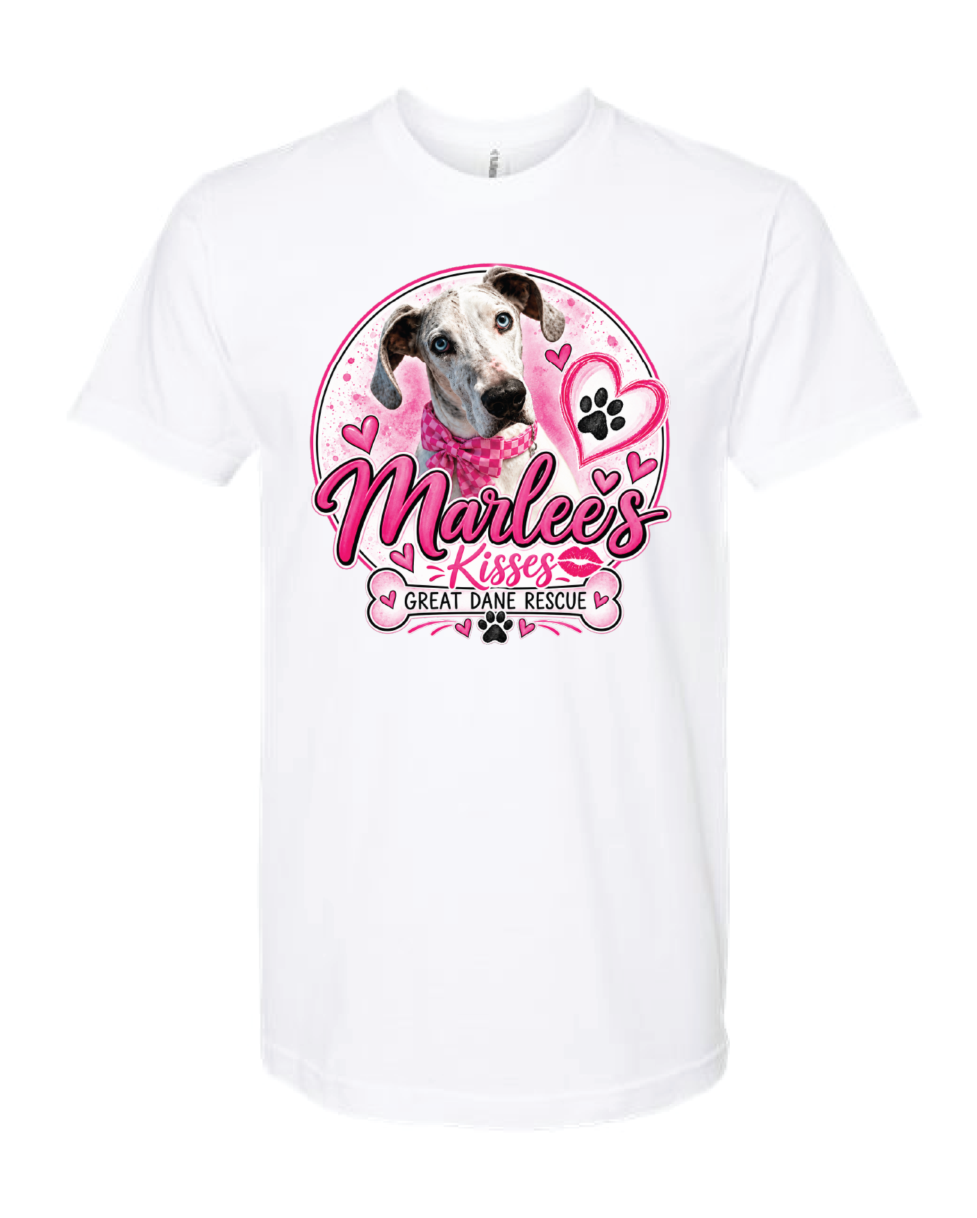 Marlee's Kisses White Tee (202)