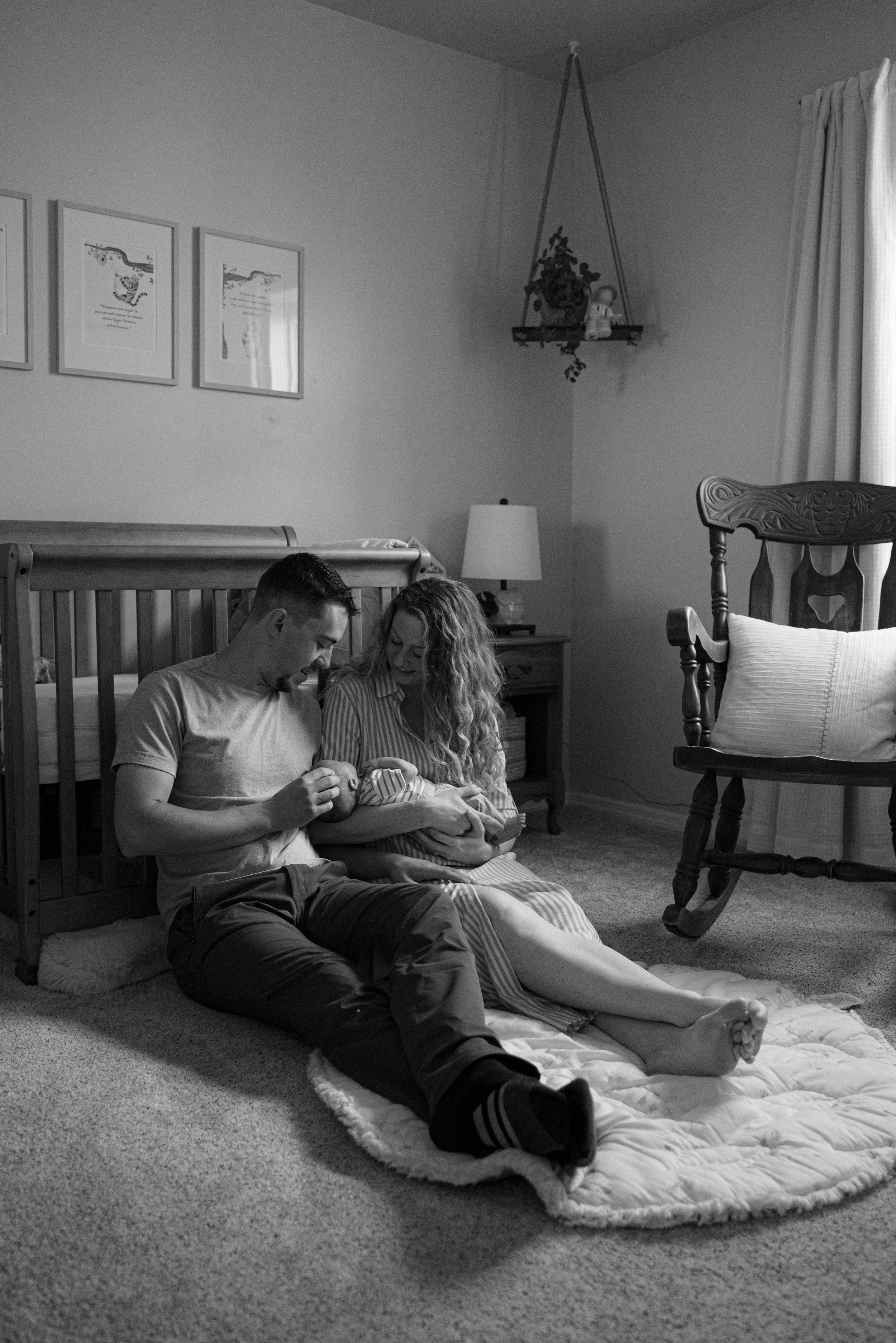 Bozeman Montana Lifestyle Newborn Photo