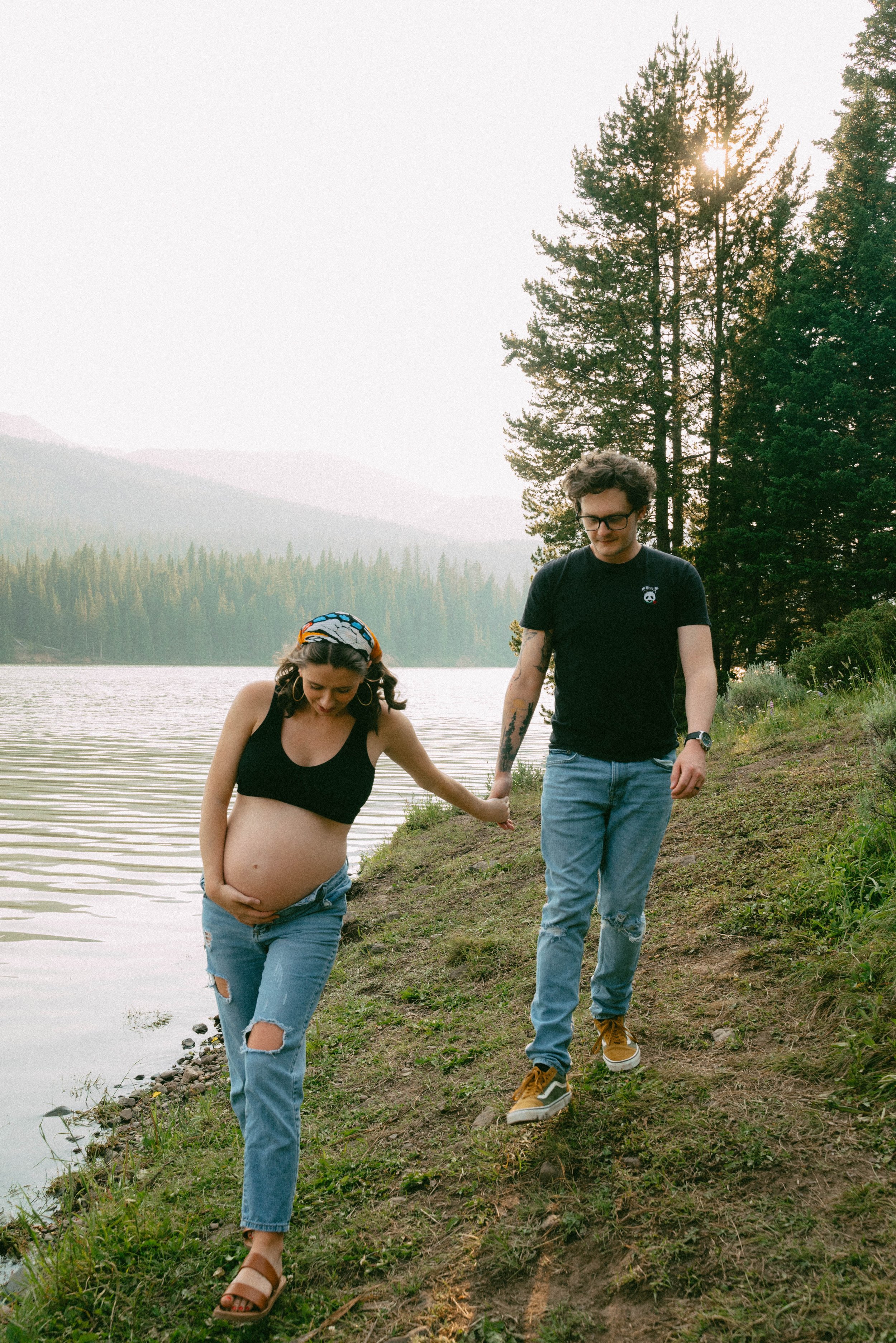 Couple preparing for their baby in Bozeman