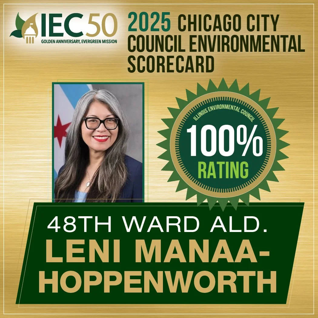 Ald. Manaa-Hoppenworth Receives 100% IEC Scorecard Rating