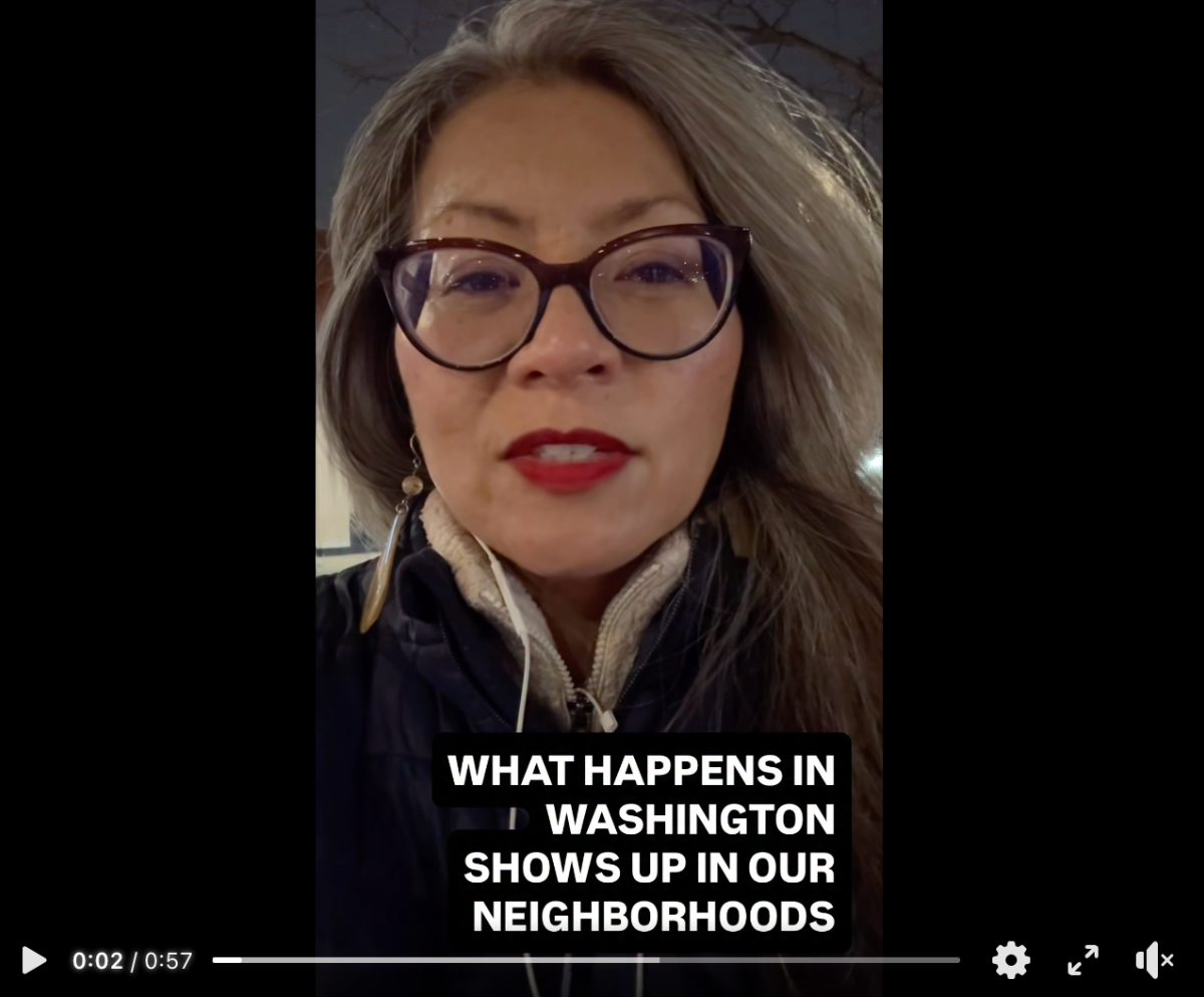 screenshot from Leni's social media video about Venezuela