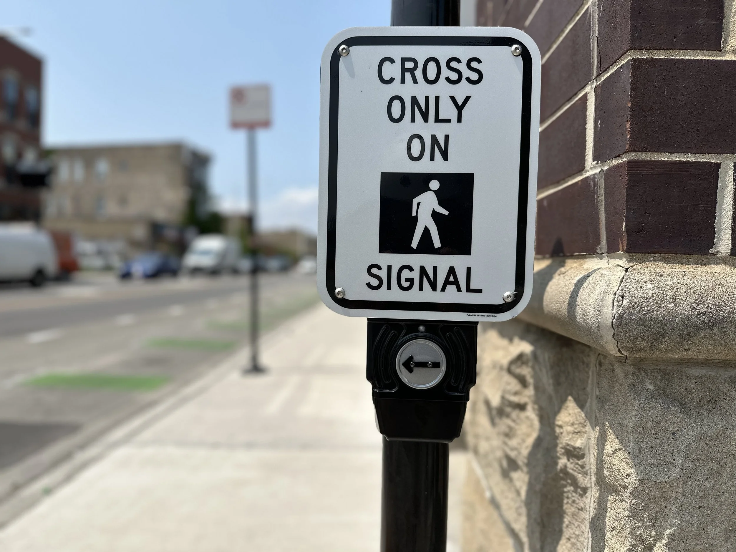 accessible pedestrian signal button