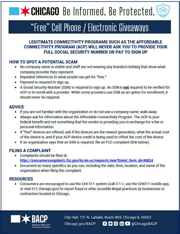 BACP Scam Protection Reminders