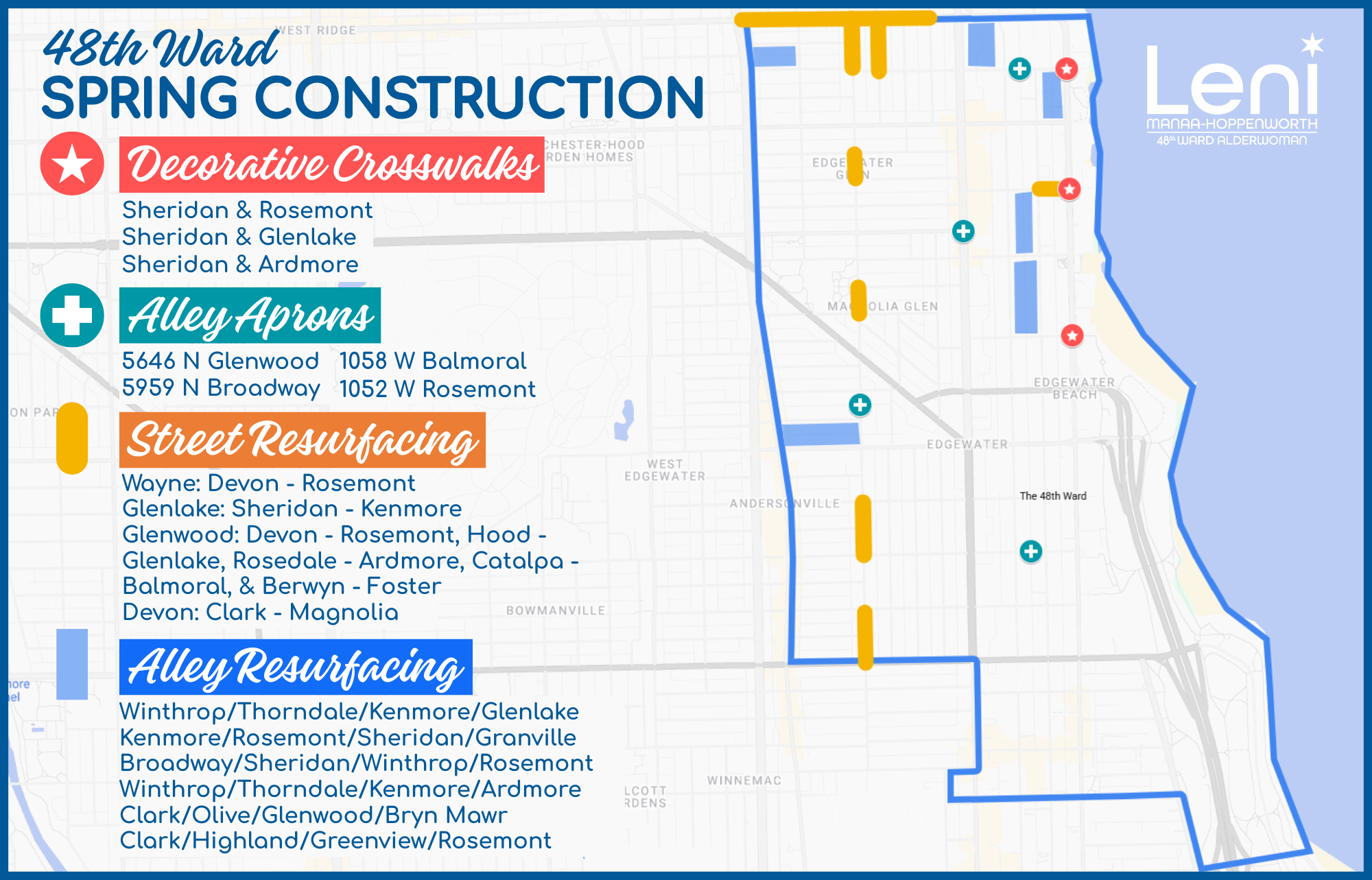 2025 Spring Construction — The 48th Ward