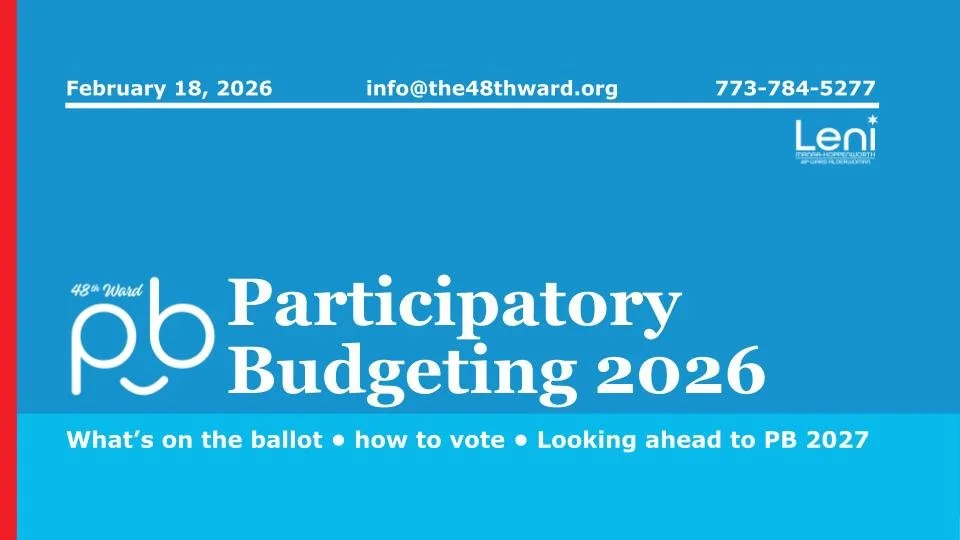 2026 Participatory Budgeting Info Session Recap