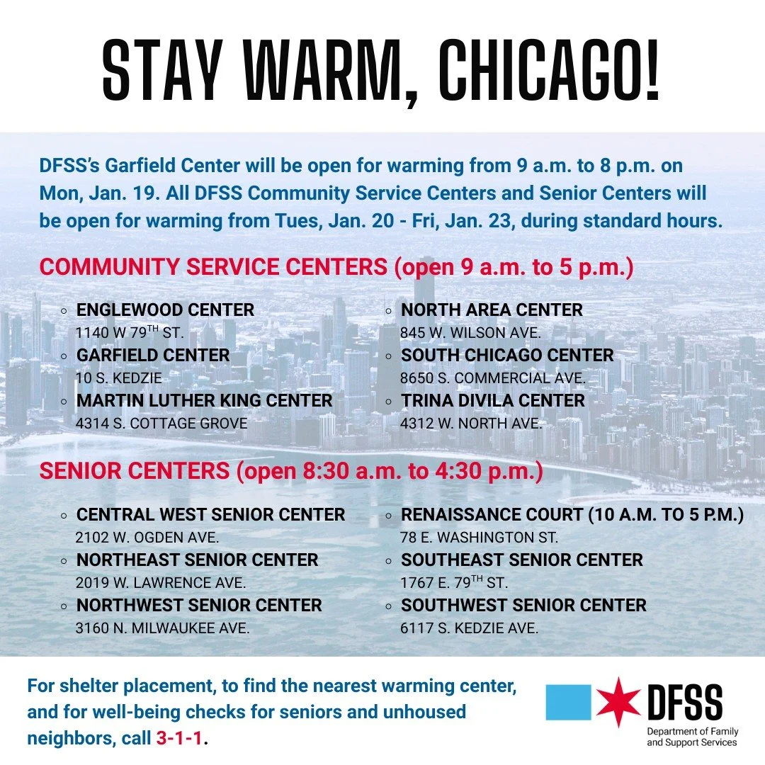 DFSS 2026 warming center list