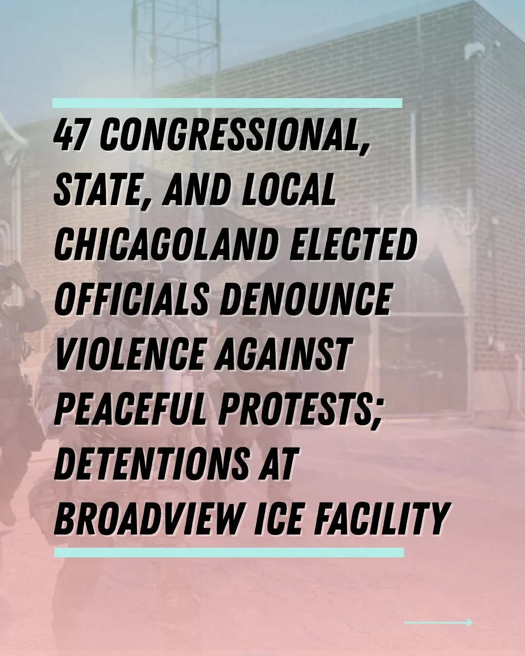 Ald. Manaa-Hoppenworth Signs Letter Denouncing Violence Against Protestors and Detention in Broadview