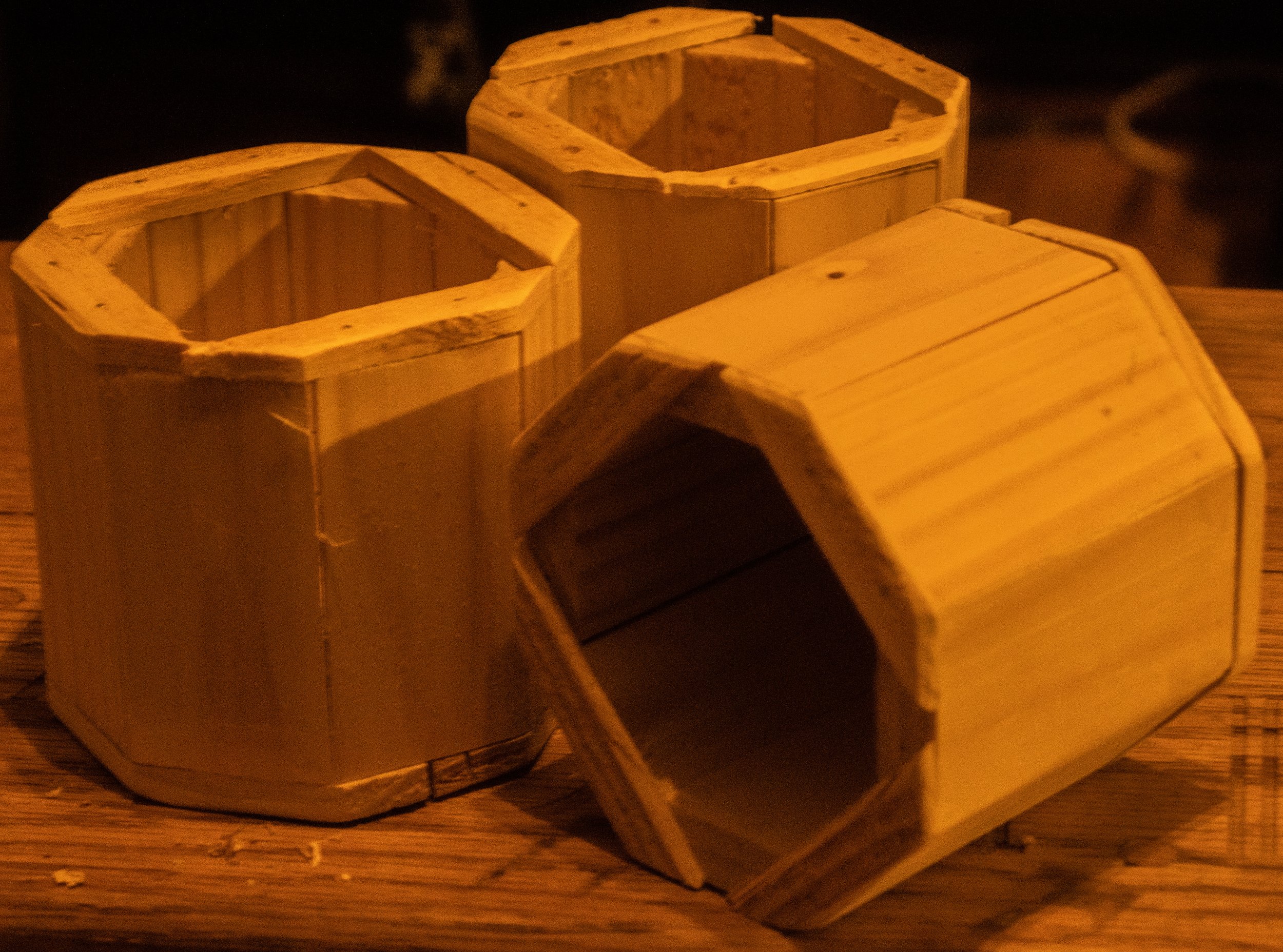 Small Octagonal Planter Box