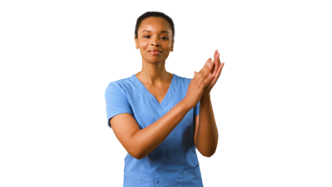 Nursing-Congratulations-Clap-Solo2_Stickers.gif