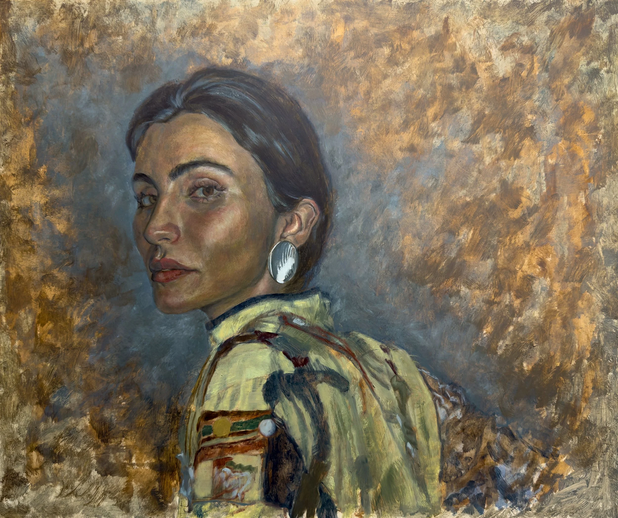"Studio Apartment" - 2026
Oil on Wood Panel - 20" x 24"