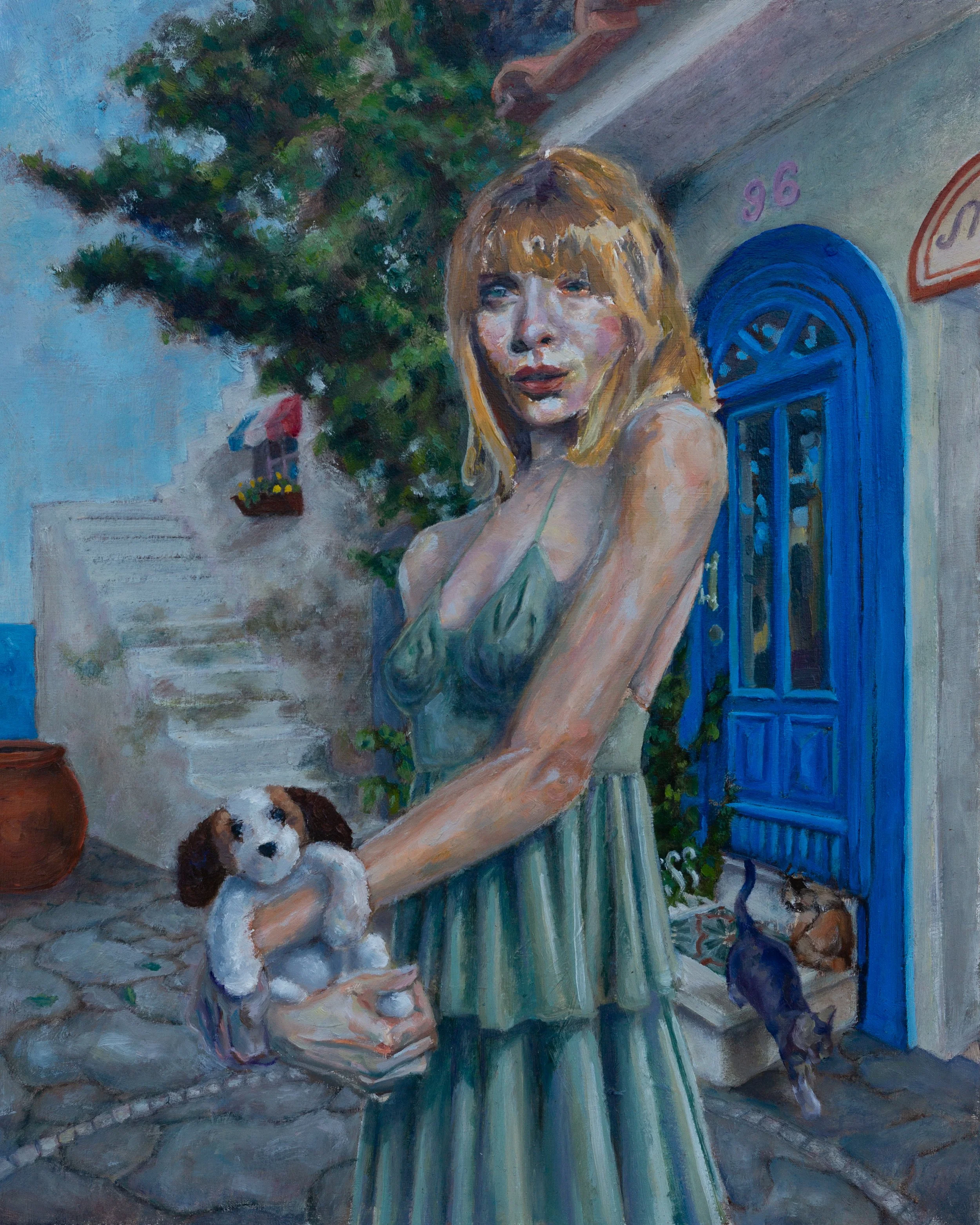 "Outside Space 96" - 2022 - Oil Paint on Masonite - 10" x 8"