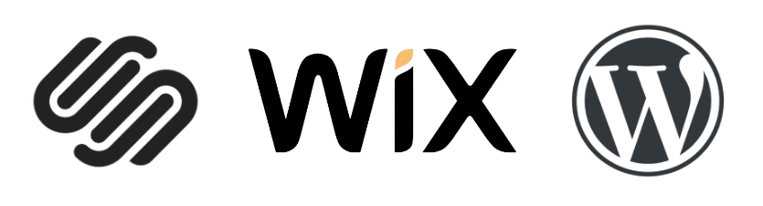 Squarespace, Wix, WordPress