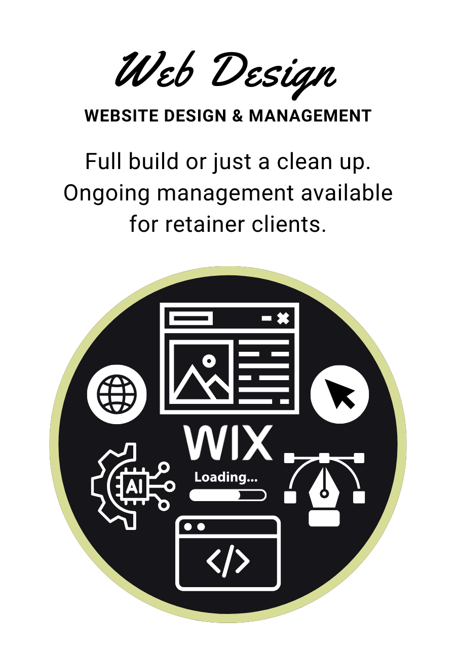 Design and manage websites for clients