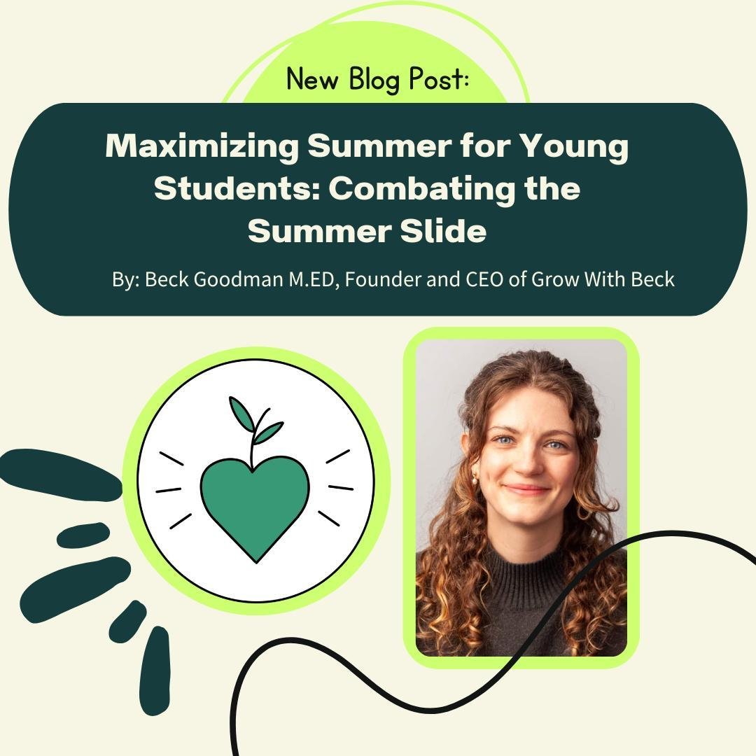 🚨New blog alert🚨 Trying to figure out how you can make the most out of your child's summer and prevent the summer slide? Check out our latest blog by clicking the link in our bio to learn more!⁠
.⁠
.⁠
.⁠
⁠
#growwithbeck #preschool #kindergarten #ki