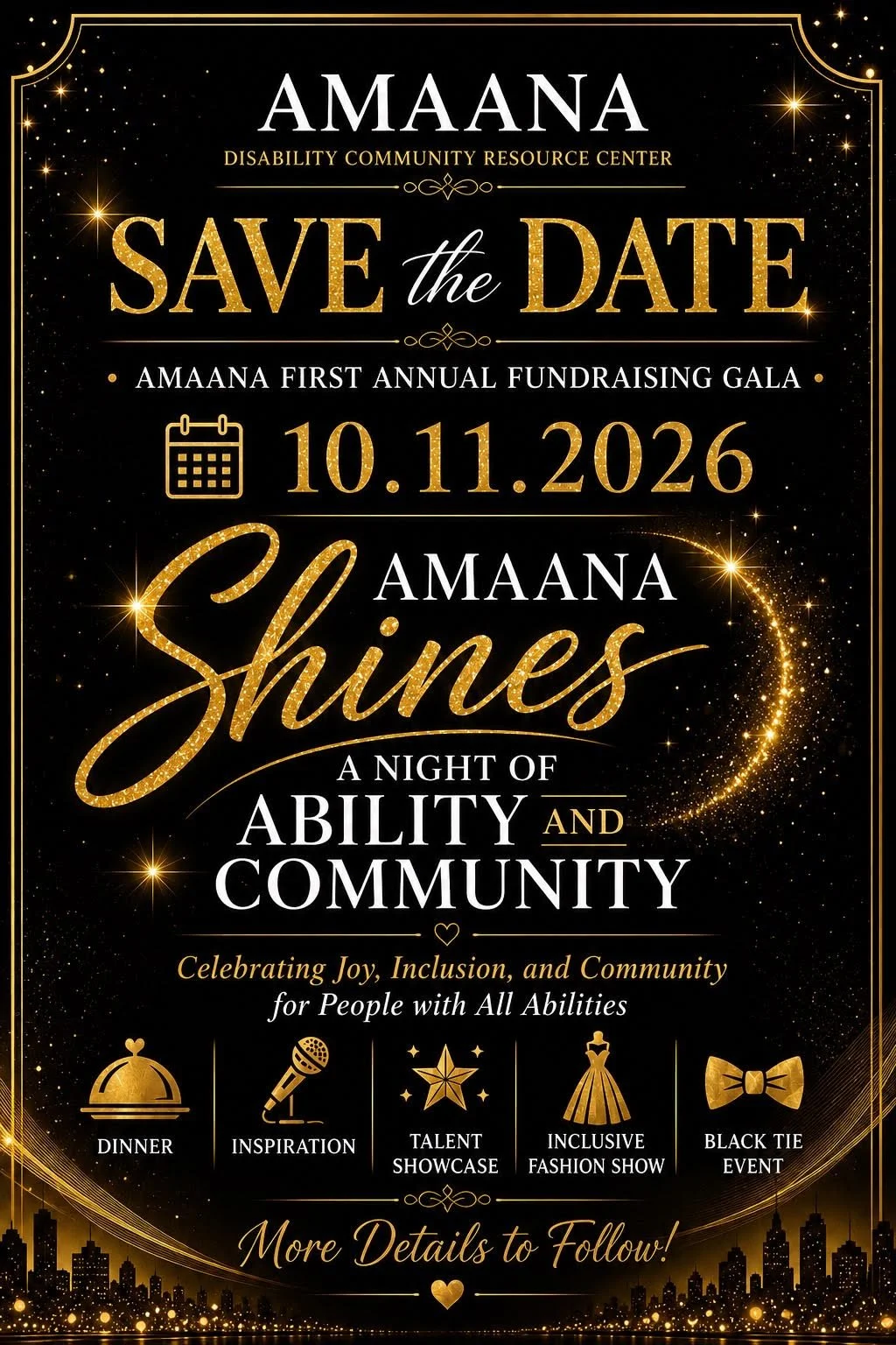 AMAANA Shines Fundraising Gala: A Night of Ability and Community