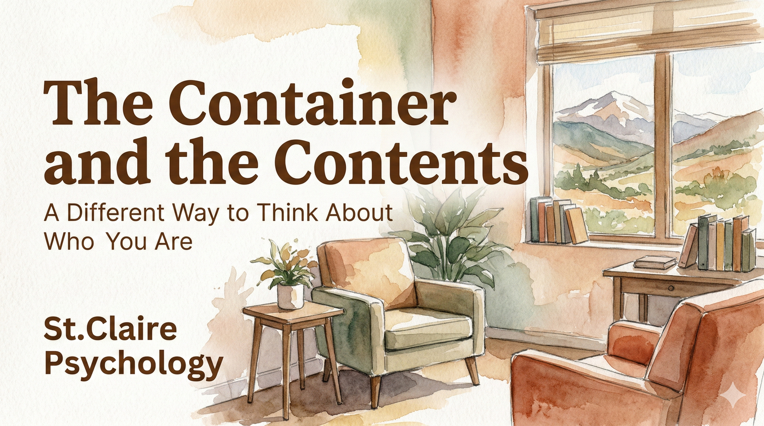The Container and the Contents: A Different Way to Think About Who You Are