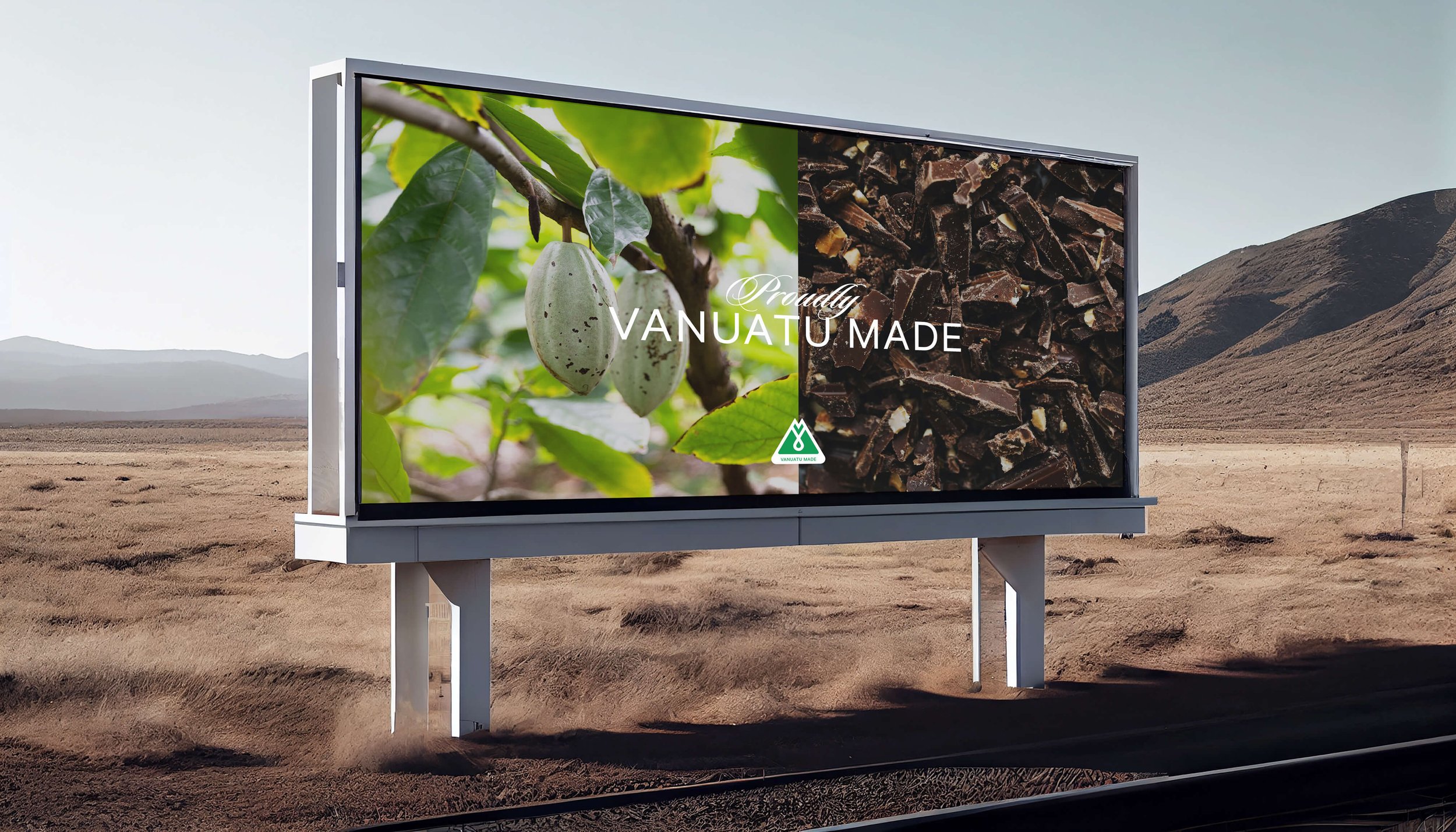 Vanuatu Made Billboard