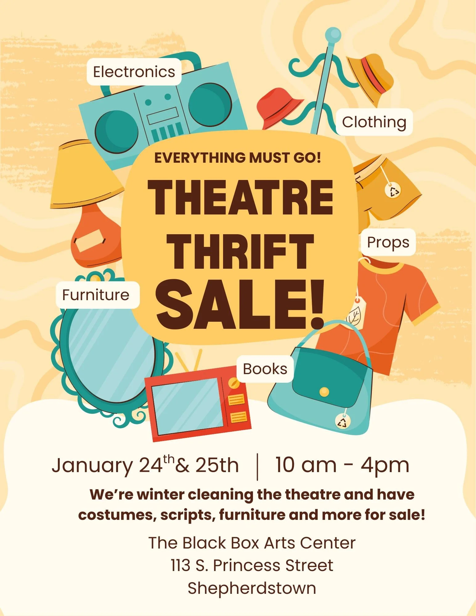 Theatre Thrift Sale