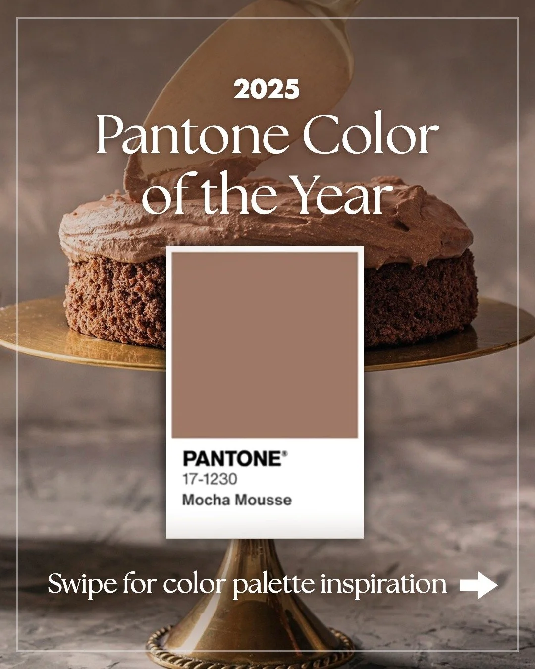 This year&rsquo;s pick, Mocha Mousse, is a rich, chocolate brown that feels both elegant and natural.

I love how Pantone&rsquo;s annual choice tells a bigger story&mdash;about where we are and what we&rsquo;re craving as a society. There&rsquo;s a c