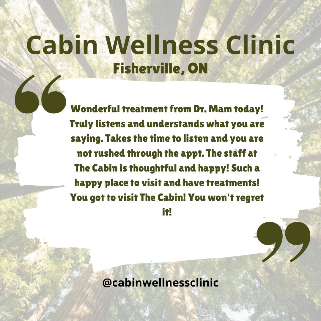 Such a beautiful review from one of our clients ❤ Thank you so much for your kind words about Dr Sunil Mam! We are so very grateful to have him in our Haldimand community!!
Call to book with Dr Sunil Mam today 289-237-5920 or make an appointment with