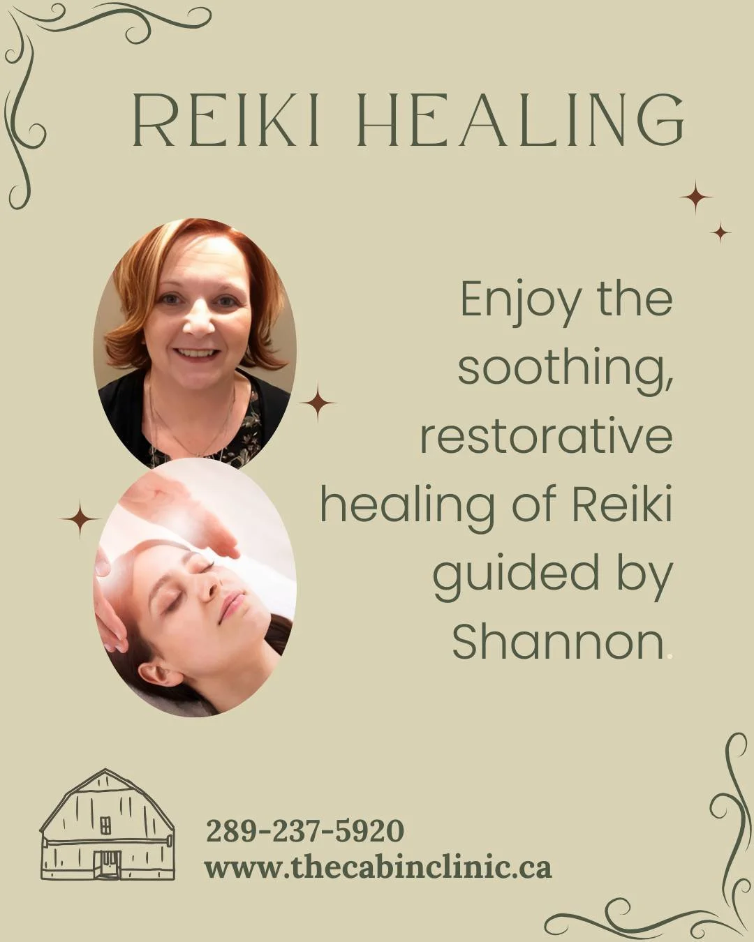 Step into calm with Shannon&rsquo;s Reiki Healing. ✨
Whether you&rsquo;re feeling stressed, overwhelmed, or just needing a moment to reset, Reiki offers gentle support for your mind, body, and energy. You deserve to feel restored &mdash; let us help 