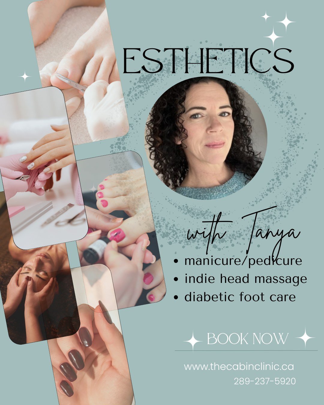 Fresh nails, happy feet, and total relaxation &mdash; yes, please! 💅🦶✨

Tanya is here to help you feel confident and cared for with:
&bull; Manicures &amp; Pedicures
&bull; Indie Head Massage
&bull; Diabetic Foot Care

Whether you're treating yours