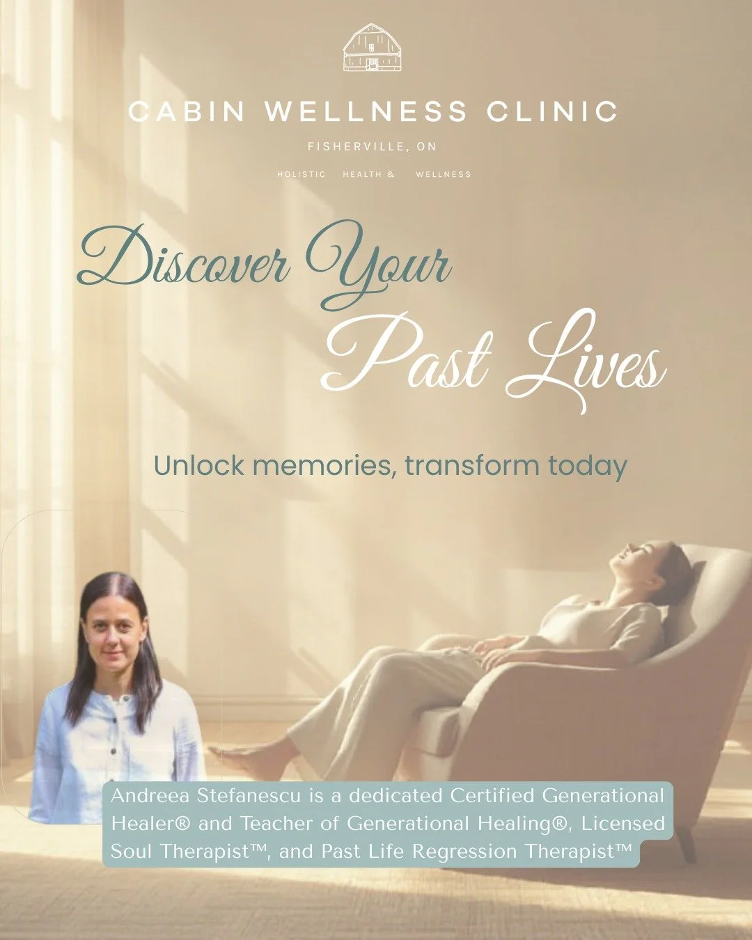 ✨ Discover Your Past Lives ✨
A gentle journey inward to explore soul memories, release old patterns, and reconnect with your deeper wisdom.

Past Life Regression sessions with Andreea Stefanescu offer a safe, guided space for reflection, insight, and