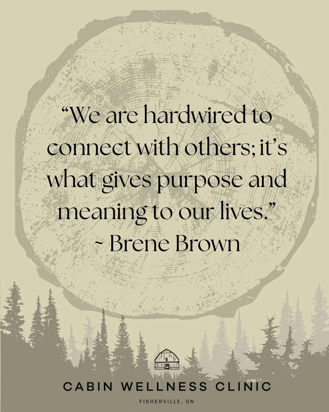 Connection is at the heart of well-being. 

Being seen, supported, and held&mdash;by others and within ourselves&mdash;creates space for healing, balance, and growth. 

May we continue to nurture the relationships that help us feel grounded and whole