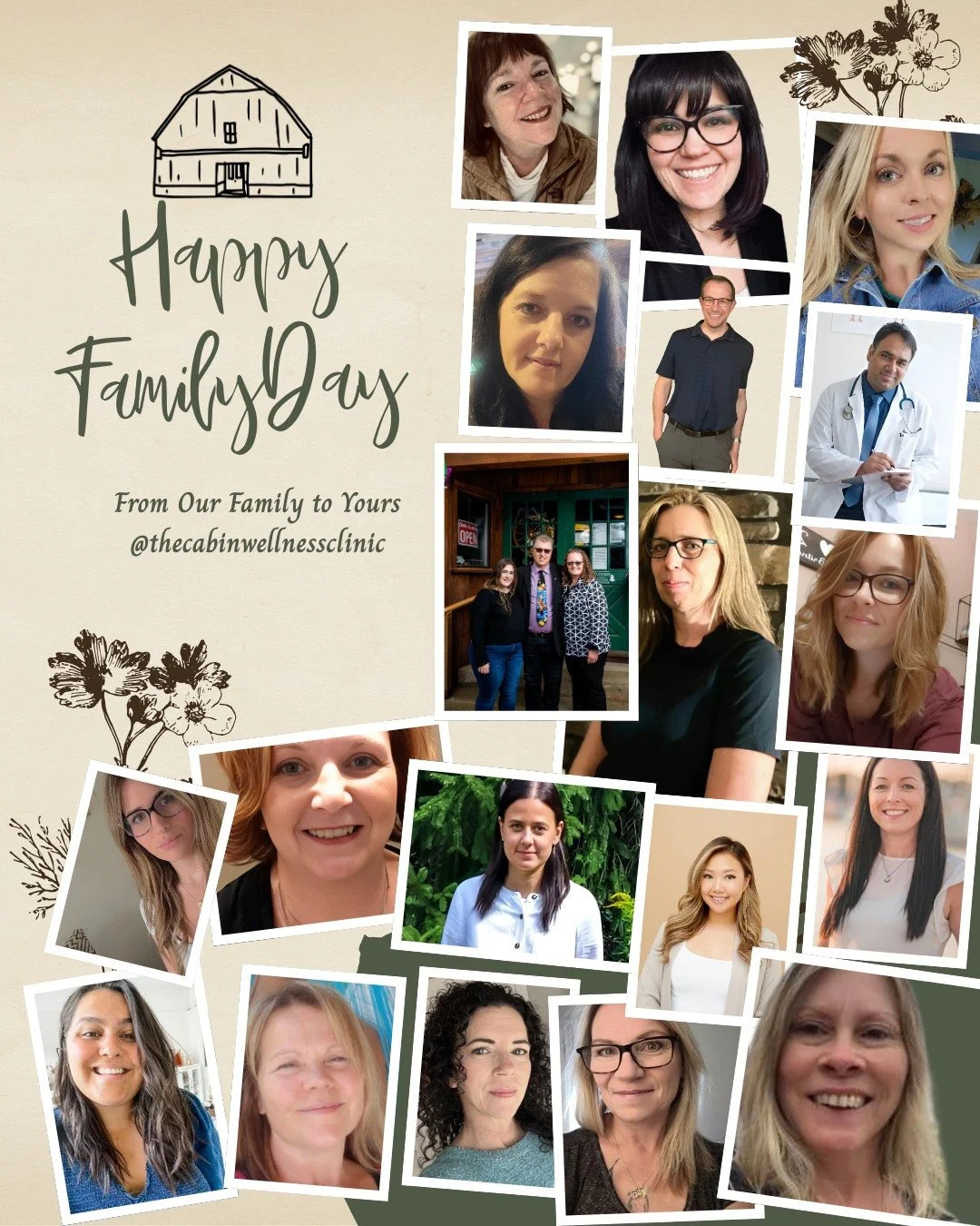Family isn&rsquo;t just who you&rsquo;re related to&mdash;it&rsquo;s who you care for 

💚 Happy Family Day from all of us at The Cabin Wellness Clinic. 

We&rsquo;re grateful for our incredible team and community!

#LocalWellness #SupportLocal #Comm