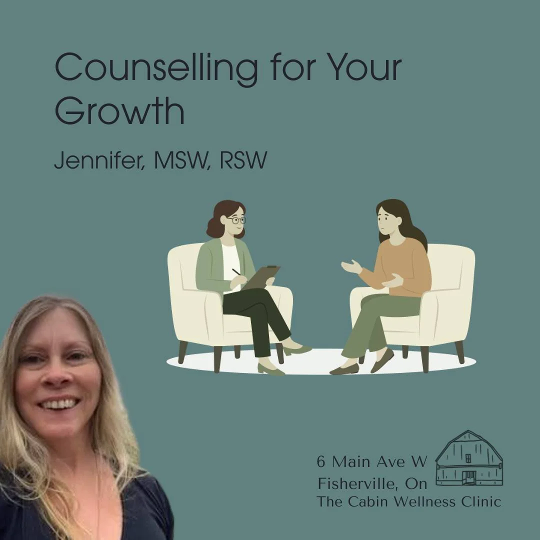 Growth doesn&rsquo;t have to be rushed, forced, or done alone.
Counselling is a space to unpack, reflect, and move forward&mdash;at your pace.
Jennifer, MSW, RSW is here to support your next step 🌱

📅 Book your appointment:

🌐 www.thecabinclinic.c