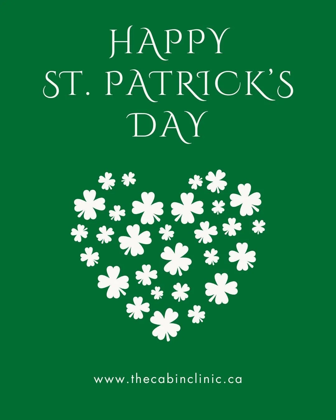 🍀 Happy St. Patrick&rsquo;s Day! 
May your day be filled with a little luck and a lot of wellness.🍀