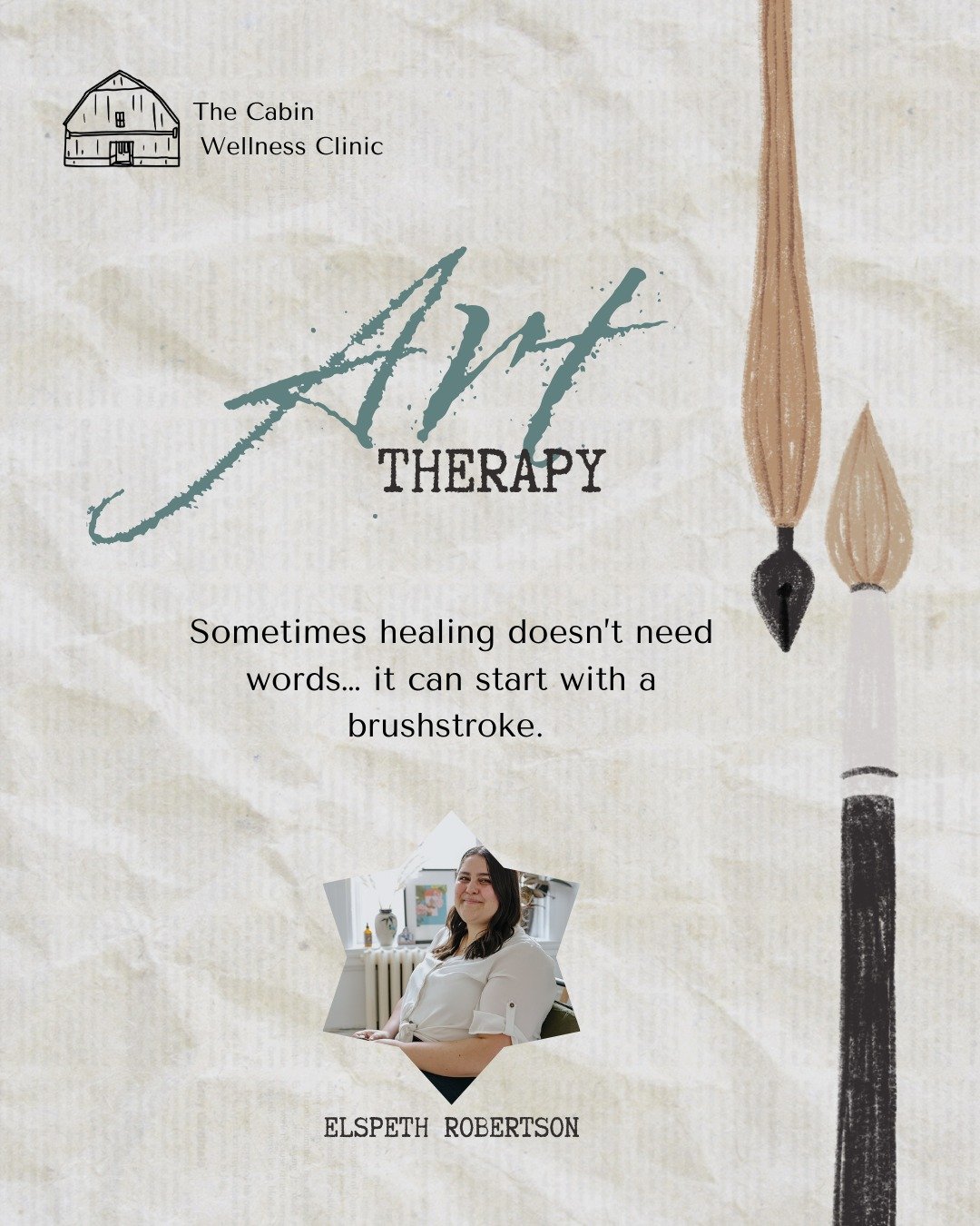 🎨 Art Therapy with Elspeth Robertson

Sometimes feelings are hard to put into words &mdash; and that&rsquo;s where art therapy can help. Through creative expression like drawing, painting, and working with colour, art therapy offers a gentle way to 