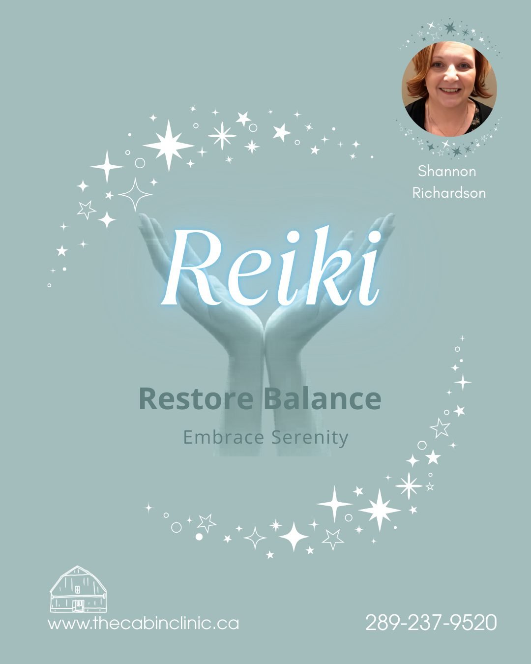 ✨ Restore Balance. Embrace Serenity. ✨

Reiki is a gentle, relaxing energy therapy that helps bring the body and mind back into balance. During a session with Shannon Richardson, many clients experience a deep sense of calm and renewed energy.

Benef