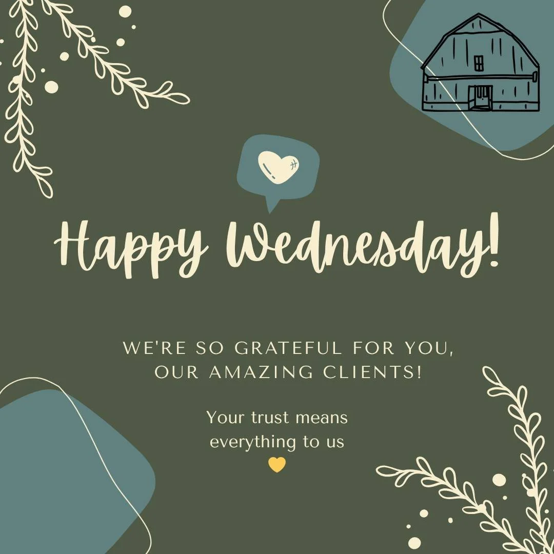 Happy Wednesday from all of us at The Cabin Wellness Clinic! 🌿

We&rsquo;re so grateful for each and every one of you. Your trust means everything to us, and we&rsquo;re honored to be part of your wellness journey. 💛

Wishing you a day filled with 