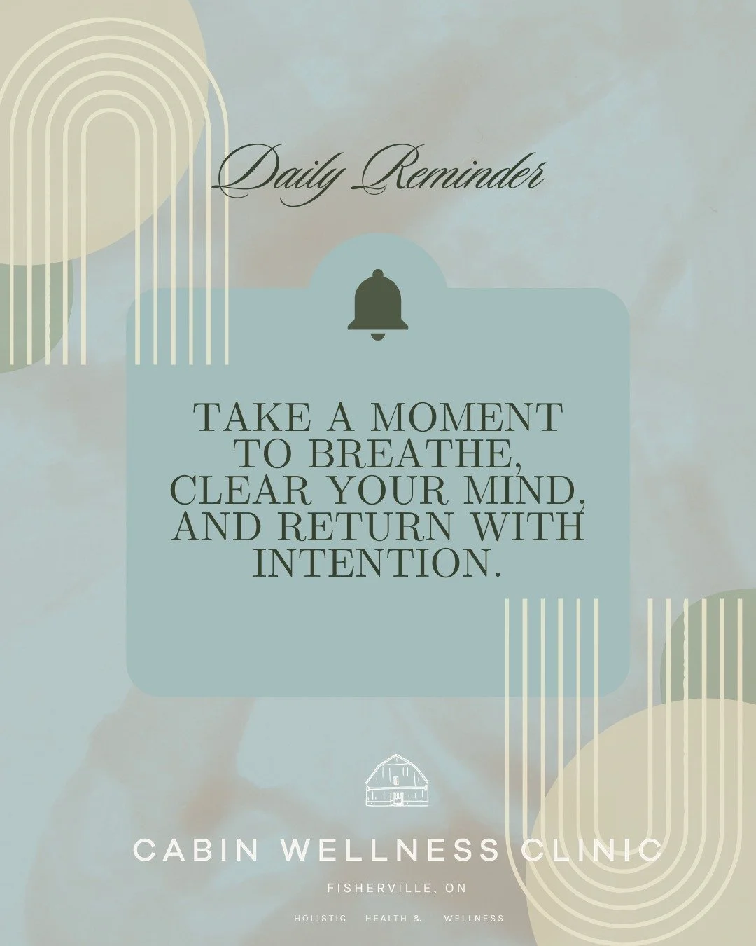 Sunday Reminder 🌿

Slow down. Take a deep breath. Reset.

Let today be about moving with intention&mdash;whether that means resting, reflecting, or simply giving yourself a moment of calm before the week ahead.

Your wellbeing matters, and you don&r