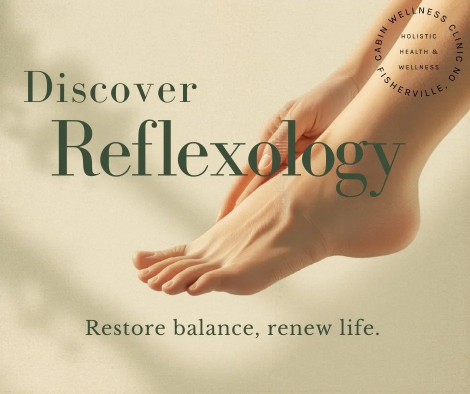 Step into relaxation and renewal with Reflexology at Cabin Wellness Clinic 🌿

Reflexology is a gentle, holistic therapy designed to support balance throughout the body by applying focused pressure to specific points on the feet. Many clients find it