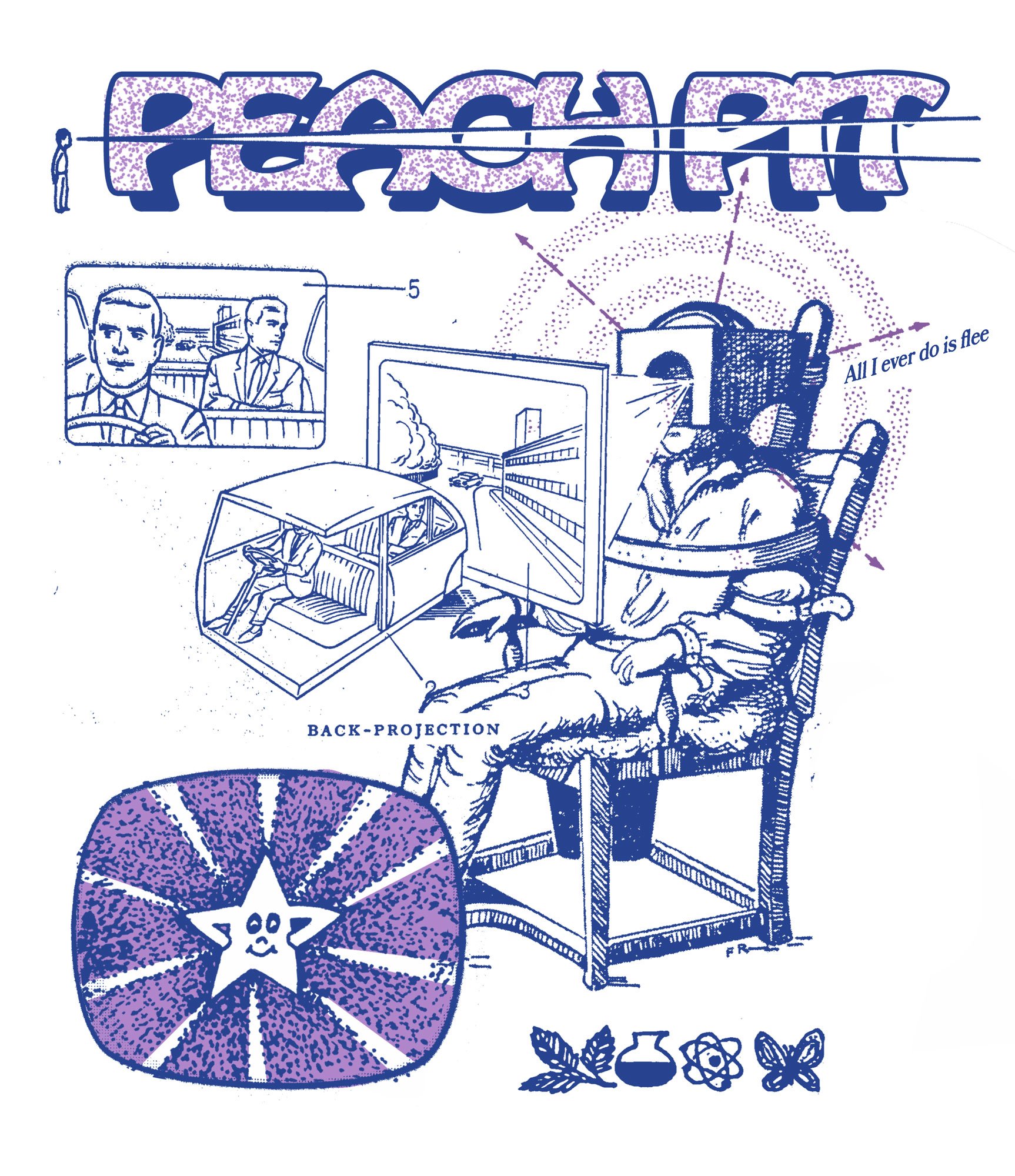 merch designs for Peach Pit