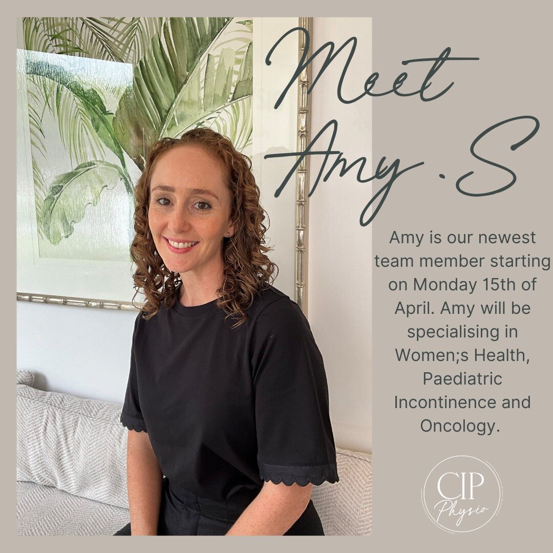 🌟 Exciting news! 🌟 We're thrilled to welcome our newest addition to the team, our Women's Health Specialist Amy Scarr! 💁&zwj;♀️✨ 

Amy is a specialist in a broad range of Women's Health issues including pregnancy, incontinence, pelvic dysfunction 