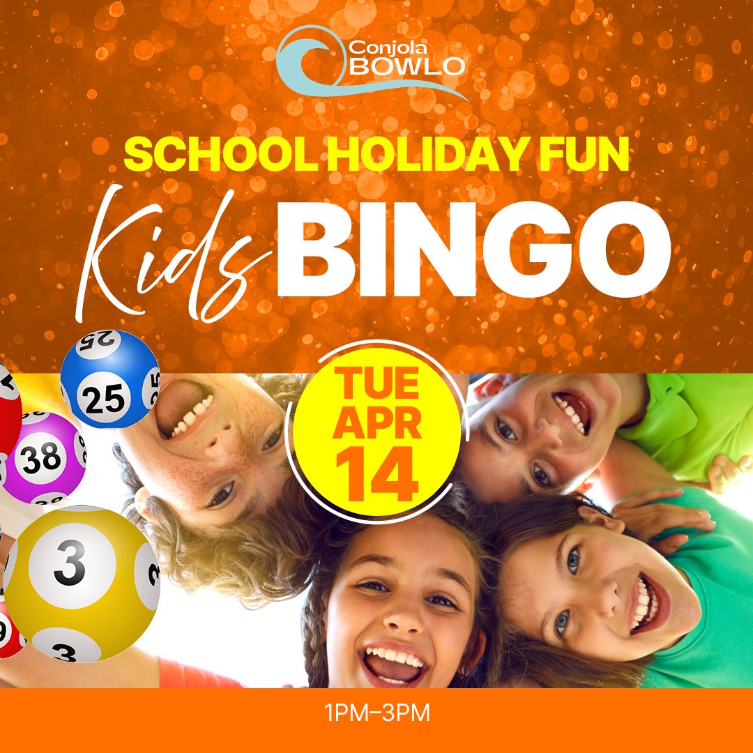 Kids Bingo School Holiday Fun