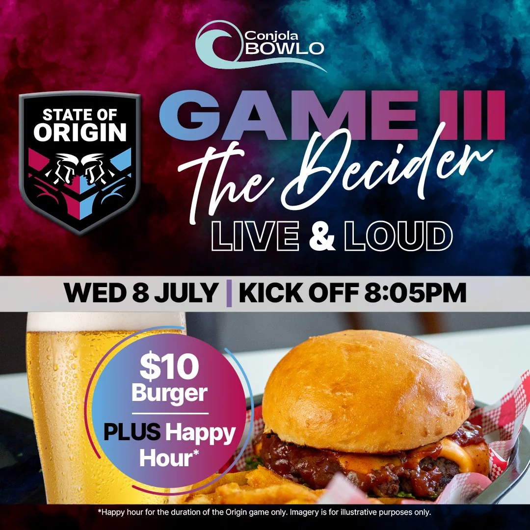 State of Origin Decider $10 Burger Deal 