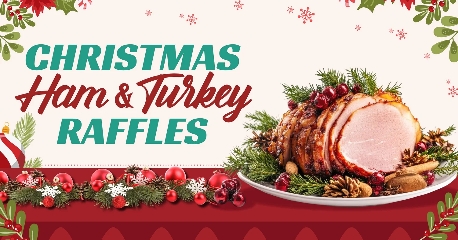 Christmas Ham & Turkey Raffles — Conjola Bowlo