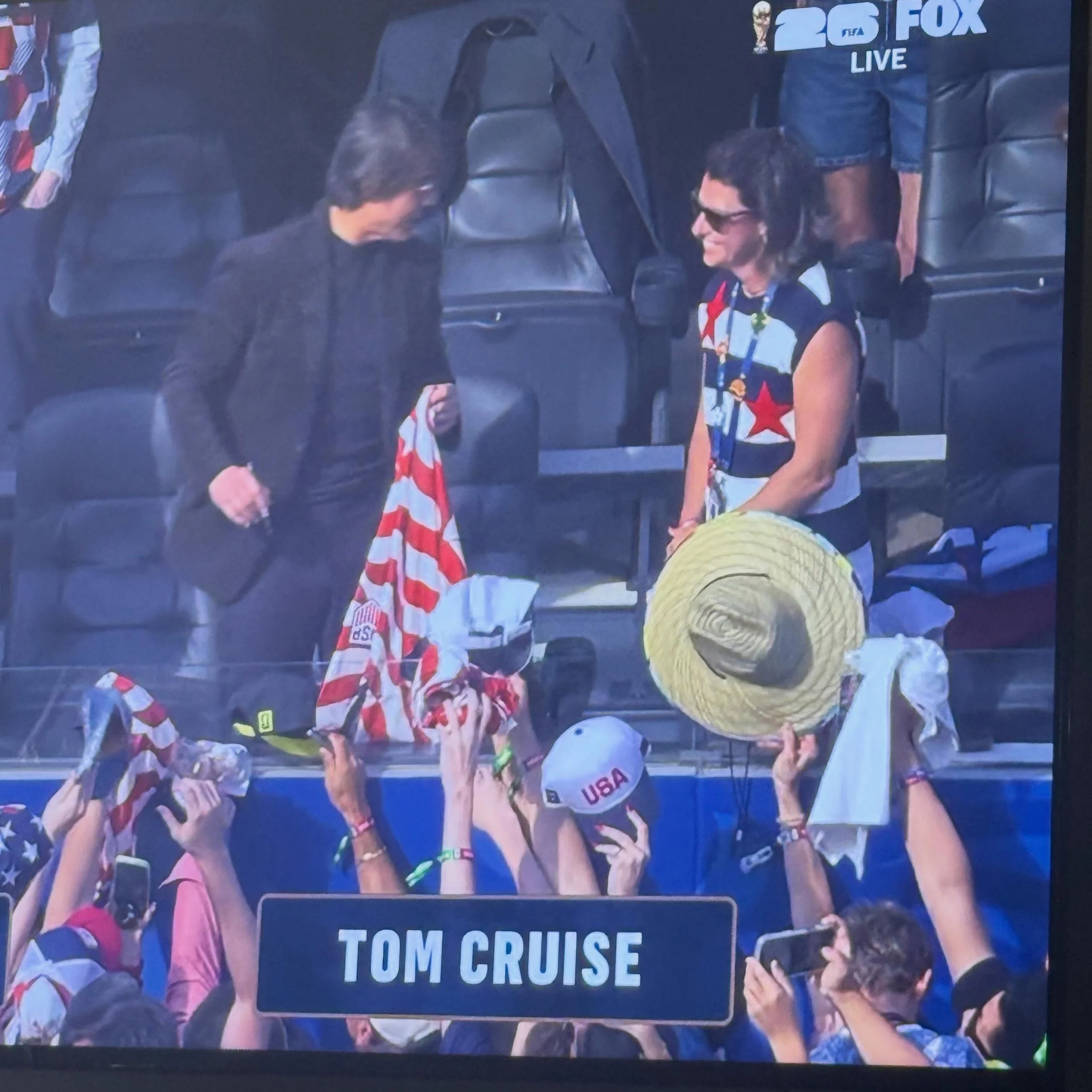 Recapping this amazing experience in honor of Tom&rsquo;s birthday yesterday 🤩

A few weeks ago, Chris and I were honored to attend the World Cup in LA, courtesy of Visa as partners of the Credit Union. We learned at the last minute we would be not 