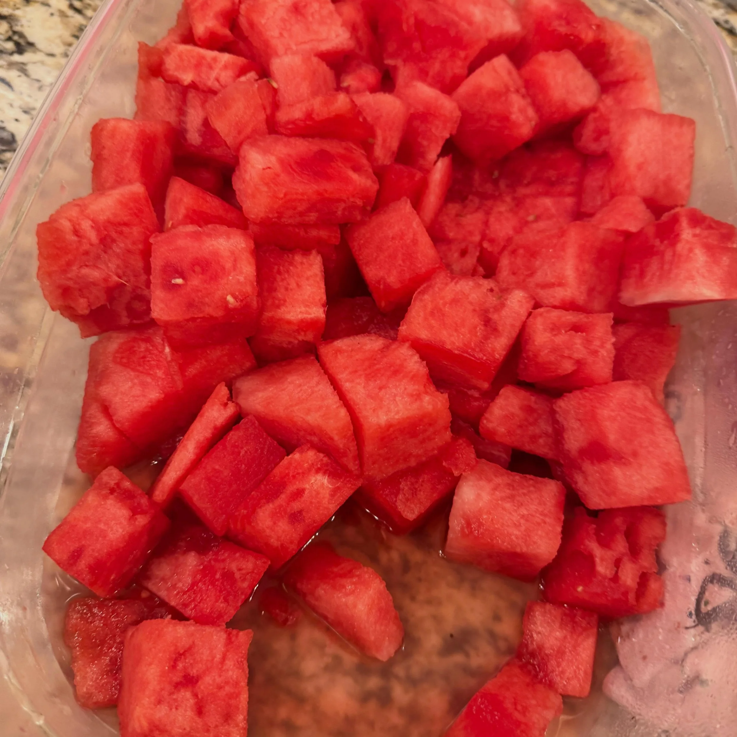 Unedited, unposed, beautiful dinner tonight 🥰 

PS. Watermelon is my official food of the summer 🤤
