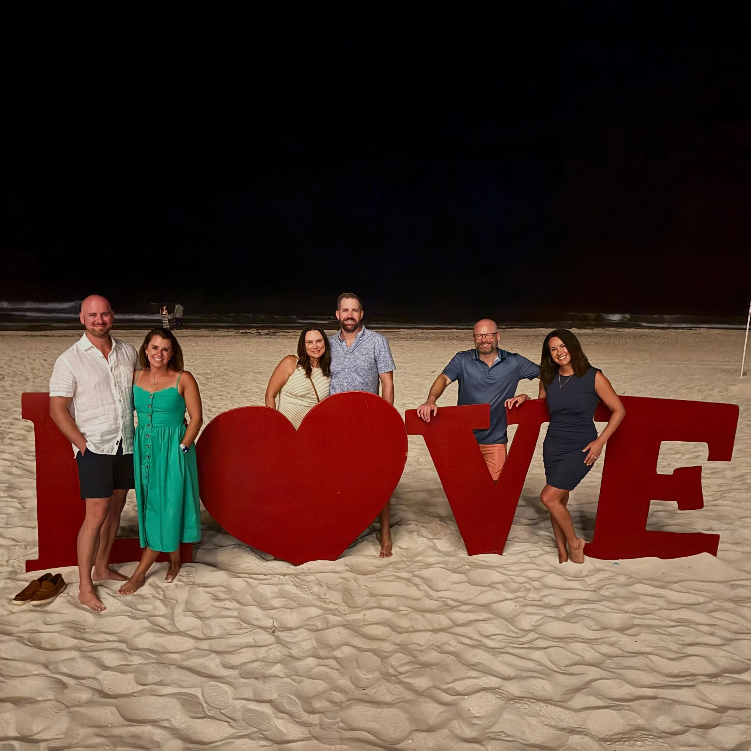 Labor Day Weekend in Cancun with our friends was perfection! We&rsquo;ve been friends for about 13 years 😳😍My favorite was playing Wavelengths at dinner and laughing until we cried 😂 We even saw two baby turtles making their way to the ocean one n