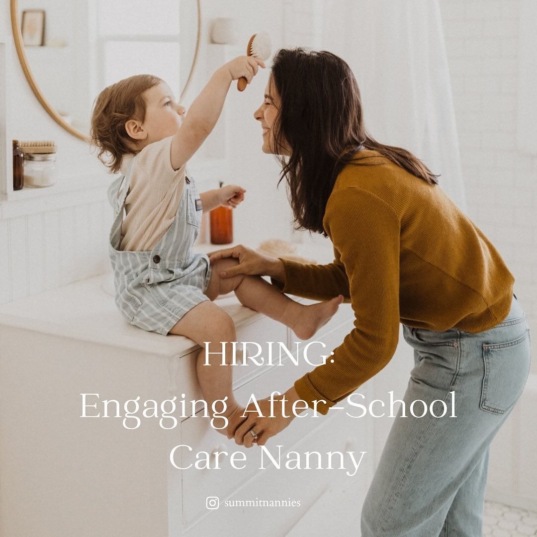✨Engaging After-School Nanny Needed in Park City, Utah!✨

Schedule: Monday to Friday, 2:00 PM to 7:00 PM 
Start Date: September 30, 2024 
Salary: $25/hour + paid holidays 
Ages: 2, 7, and 10 

A busy family is looking for a nurturing, reliable part-t