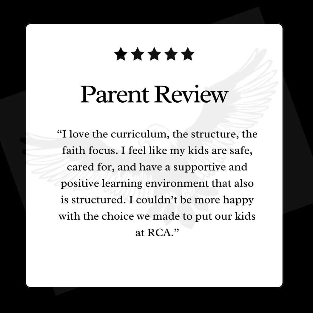 As part of our family partnership, twice a year we ask our parents for feedback through surveys to ensure we are providing excellent service to our community. Here is what our parents have to say about their experience at RCA.
#betransformed #BeRe
