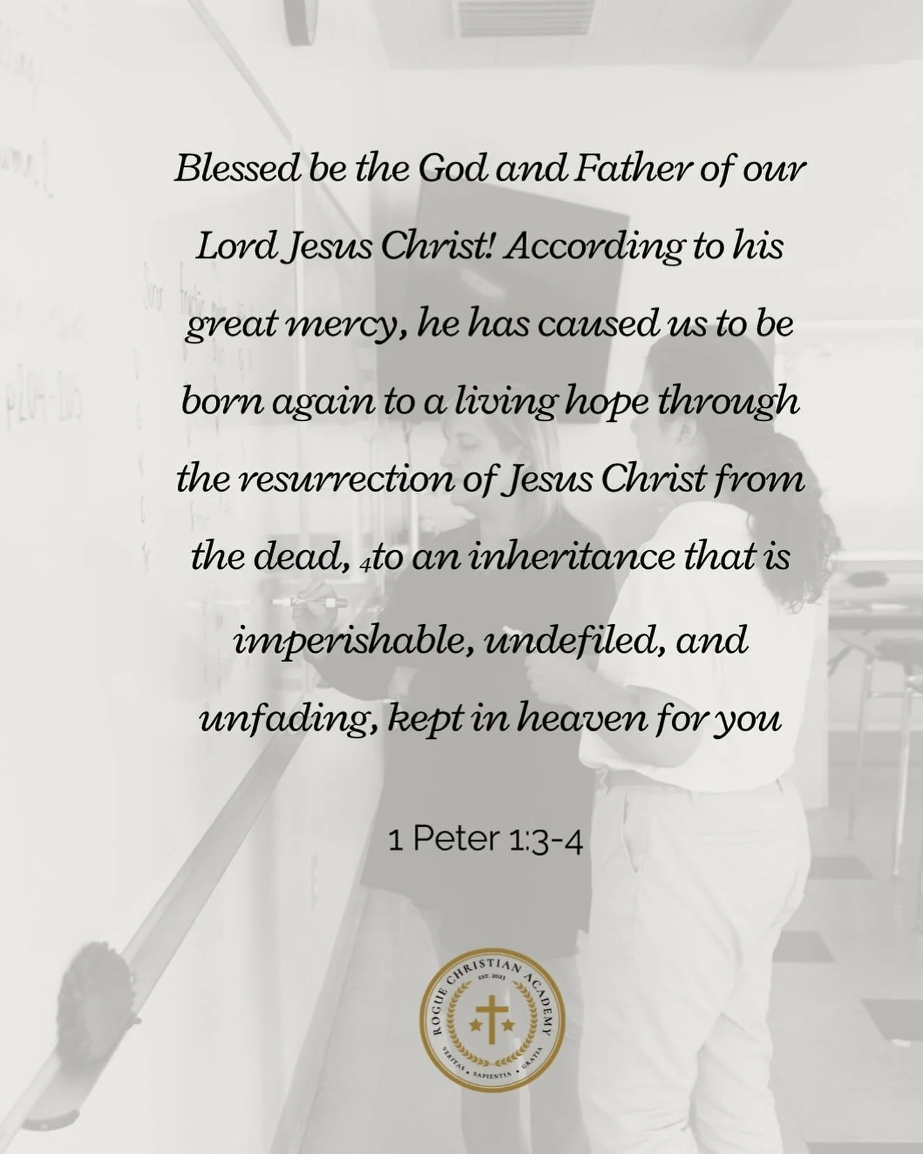 π Blessed be the God and Father of our Lord Jesus Christ! π This beautiful verse from 1 Peter 1:3-4 reminds us of the living hope we have through Christ’s resurrection—a promise of an imperishable, undefiled, and unfading inheritance wa