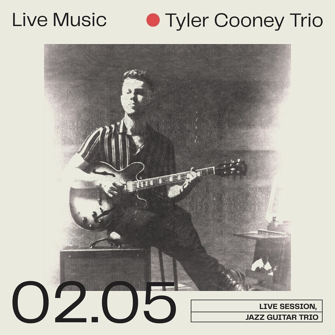 Tyler Cooney Trio is a forward thinking jazz guitar trio that blends interesting odd-time grooves, strong trio arrangements and compositions, telepathic interaction, technical virtuosity, and grooving swing together in a way that is rooted in the tra